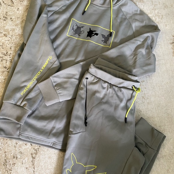 Pokémon Center × Craft: Pikachu ADV Unify Monument track suit set - Picture 10 of 10